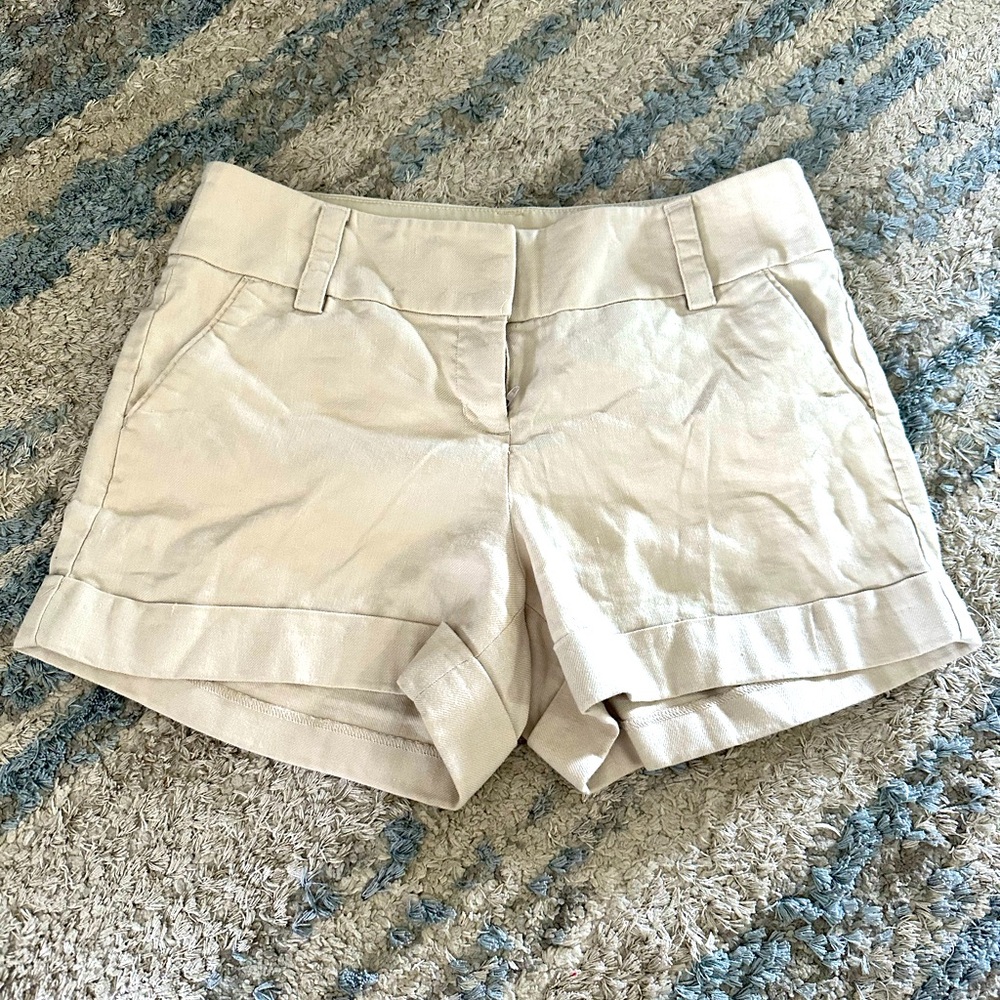 Express linen blend shorts - 0/2